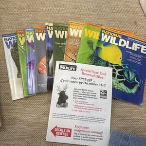 National Wildlife Magazine 10 pc Lot 2007 - 2011 National Wildlife Federation